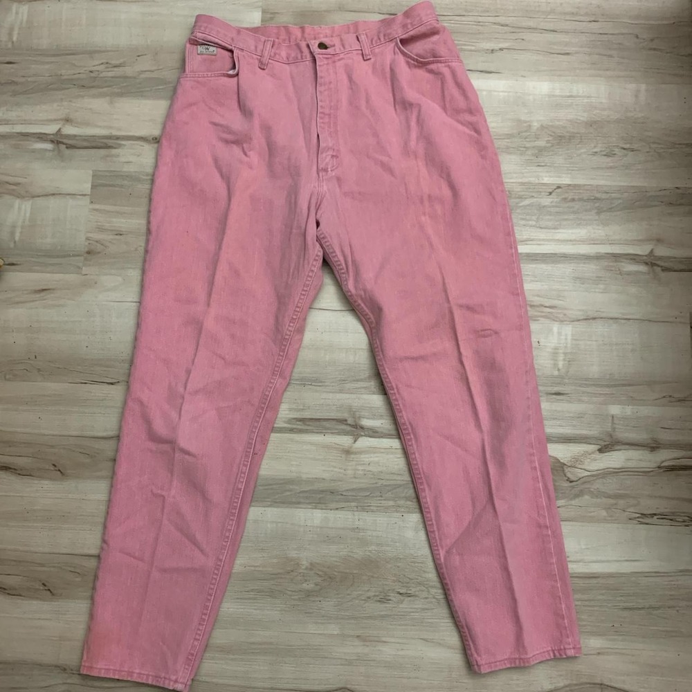 Wrangler for Women Pink Straight Leg 1990s Classic Pro Jeans 18x32 MSR01HR